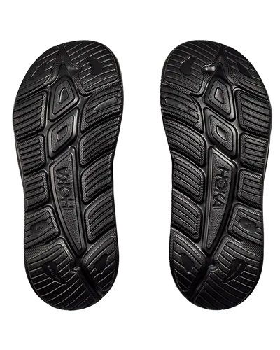 Hoka One One U Ora Athletic Slide Unisex, Black/White