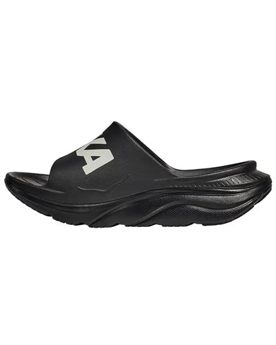 Hoka One One U Ora Athletic Slide Unisex, Black/White