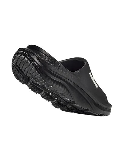 Hoka One One U Ora Athletic Slide Unisex, Black/White