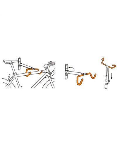 IceToolz Storage Rack P631 Bull Foldable 6”, Black (Foldable)