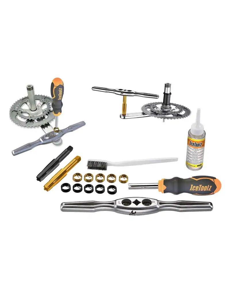 Icetoolz Stripped Pedal Threads Repair Kit. Patented
