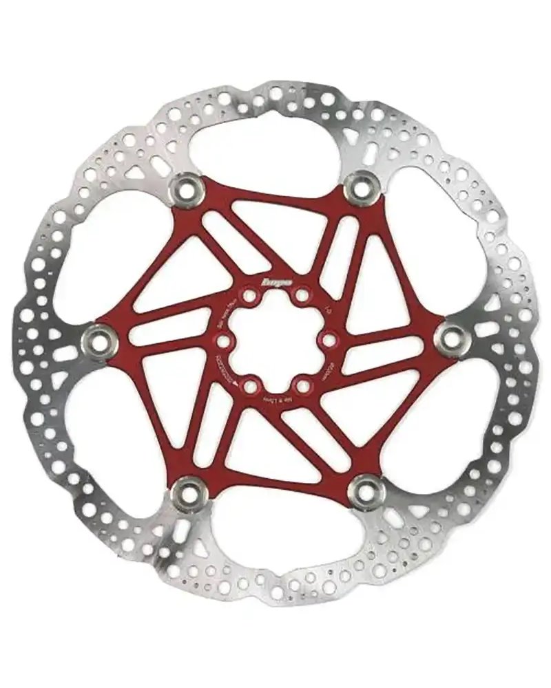 Hope Disco Flottante 220mm 6-fori, Rosso