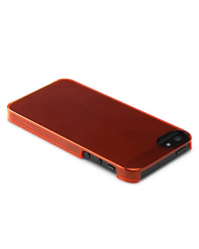 Incase Custodia Snap Case iPhone 5 5S  Red Orange Trasparente Opaco