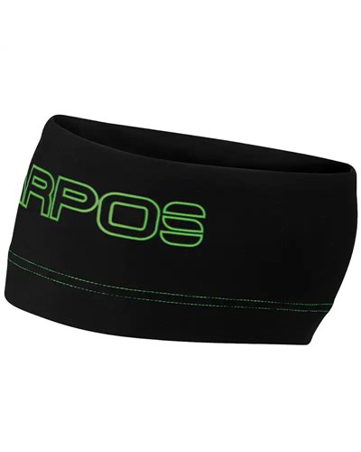 Karpos Alagna Fascia Testa, Nero/Verde Fluo (Taglia Unica)