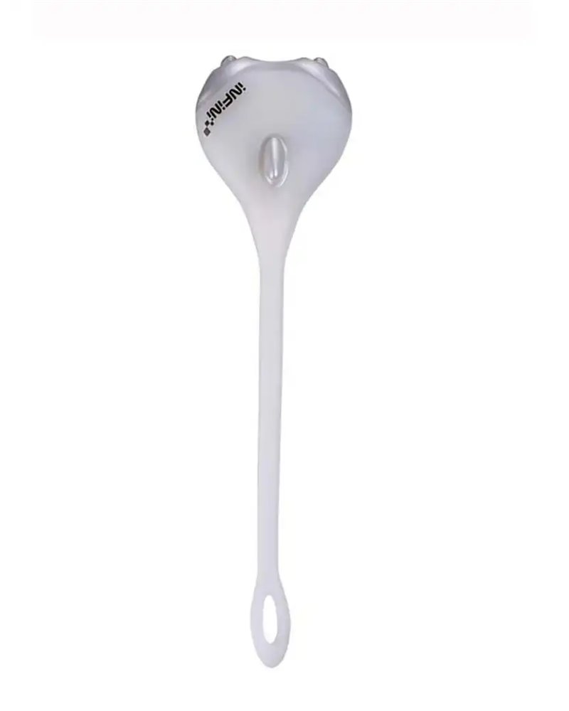 Infini Amuse Front Light With Two White Leds. Silicon Body In White