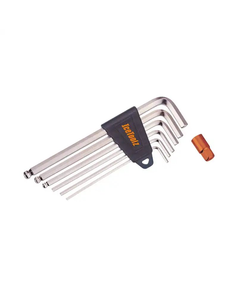 Icetoolz Hex Key Wrench Set, 2X2, 5X3X4X5X6X8