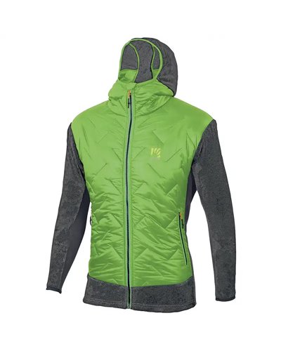 Karpos Scoiattoli Men's Jacket, Apple Green/Dark Grey