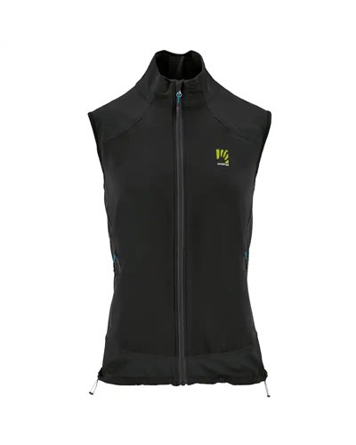 Karpos Parete Men's Windproof Vest, Black