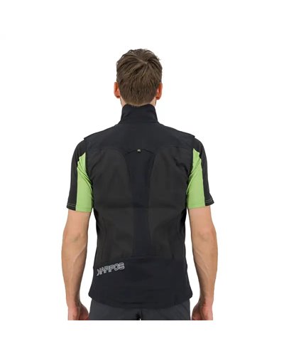 Karpos Parete Gilet Antivento Uomo, Black