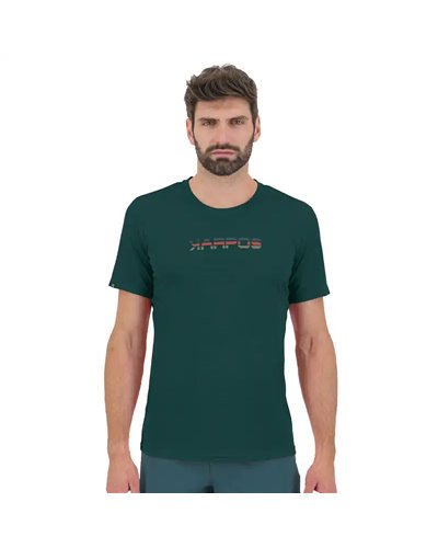 Karpos Loma T-Shirt Uomo, Dark Sea/Paprika
