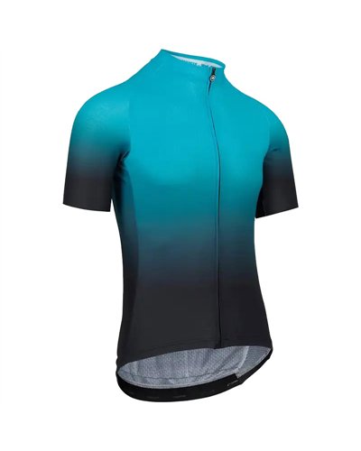 Assos Mille GT Summer C2 Shifter Maglia Maniche Corte Uomo Full Zip, Hydro Blue