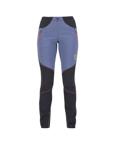Karpos Rock Pantaloni Donna, Vintage Indigo/Black/Hot Coral