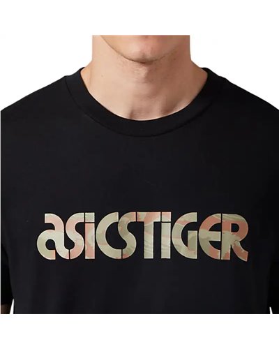 Asics Tiger Wave SS Tee Men's Short Sleeve Tee, Performance Black