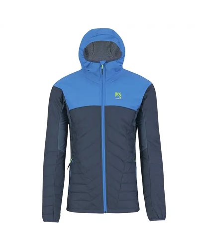 Karpos Lyskamm Evo Men's Ski Mountaineering Softshell Jacket, Midnight/Diva Blue