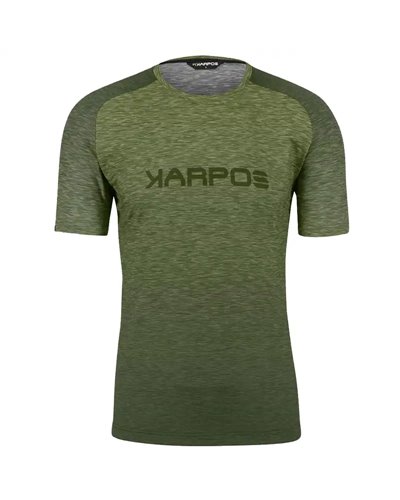 Karpos Prato Piazza T-Shirt Uomo, Rifle Green/Cedar Green