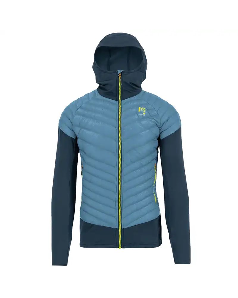 Karpos Sass De Mura Giacca Ibrida con Cappuccio Uomo, Niagara/Stargazer