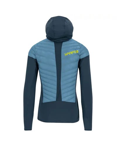 Karpos Sass De Mura Giacca Ibrida con Cappuccio Uomo, Niagara/Stargazer