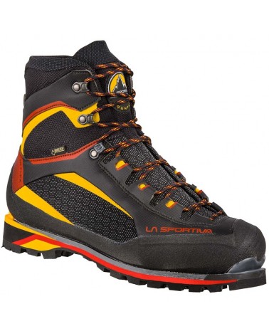 La Sportiva Trango Tower Extreme GTX Gore-Tex Men's Crampon Compatible Mountaineering Boots, Black/Yellow