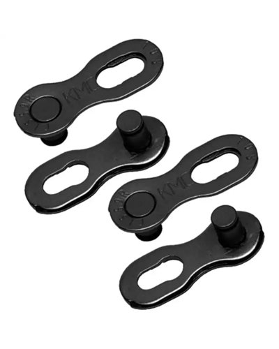 Kmc Speed Chain Link 12 Speed  X12 DLC, Black (2 pair - Non Re-usable)