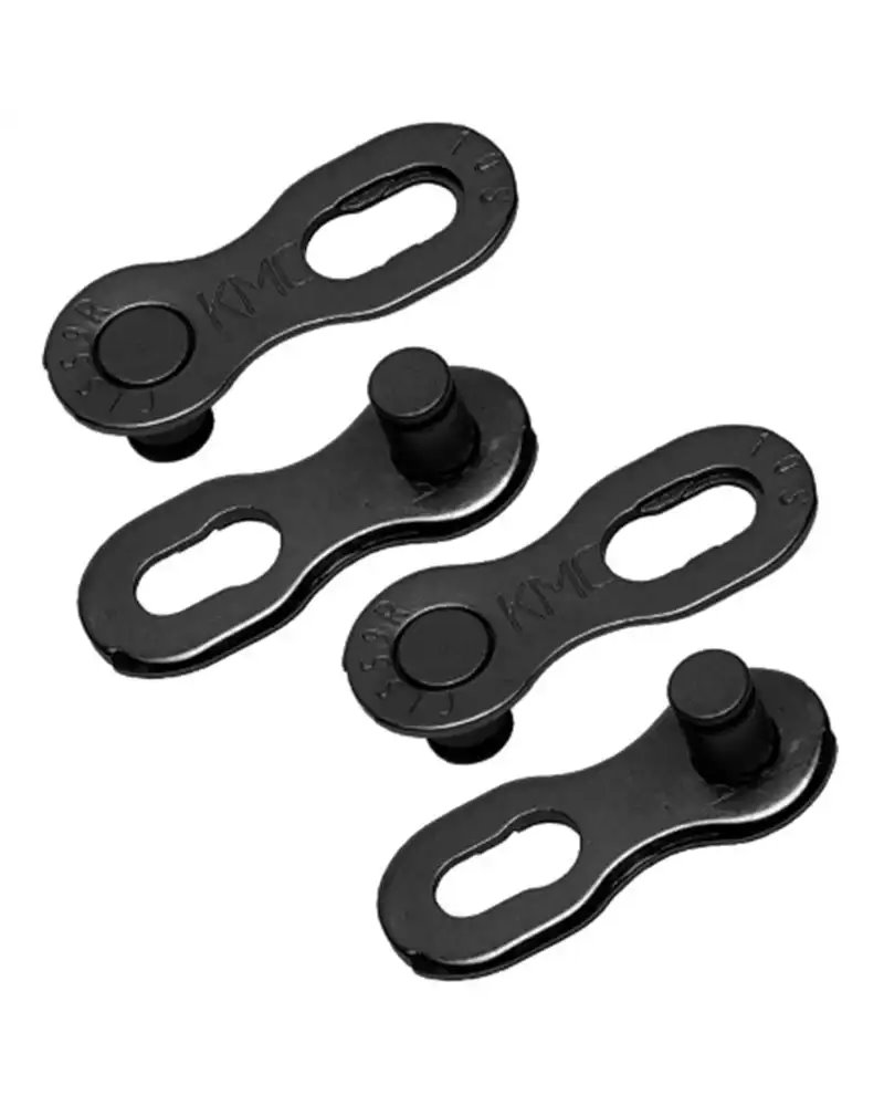 Kmc Speed Chain Link 12 Speed  X12 DLC, Black (2 pair - Non Re-usable)
