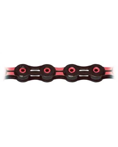 KMC Chain 11S X11Sl, Diamond Like Coating, Black-Red