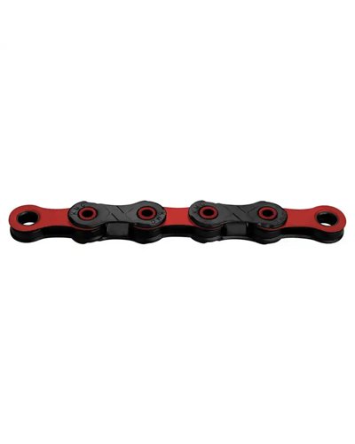 KMC Chain 12S Dlc, Diamond Like Coating, Black/Red