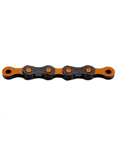 KMC Chain 12S Dlc, Diamond Like Coating, Black/Orange