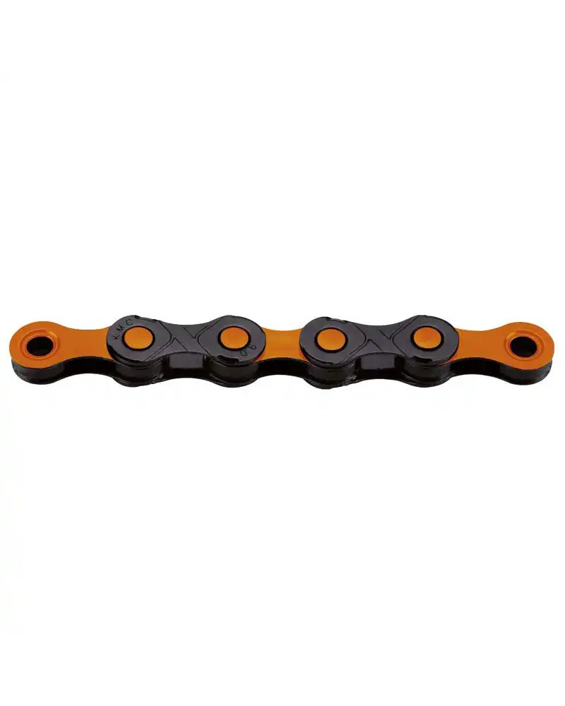 KMC Chain 12S Dlc, Diamond Like Coating, Black/Orange
