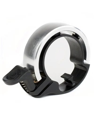 Knog. Oi Classic Large Campanello Bici Ø 23,8 - 31,8 mm, Silver