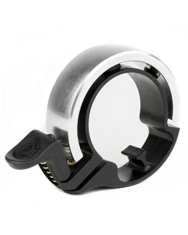 Knog. Oi Classic Large Campanello Bici Ø 23,8 - 31,8 mm, Silver