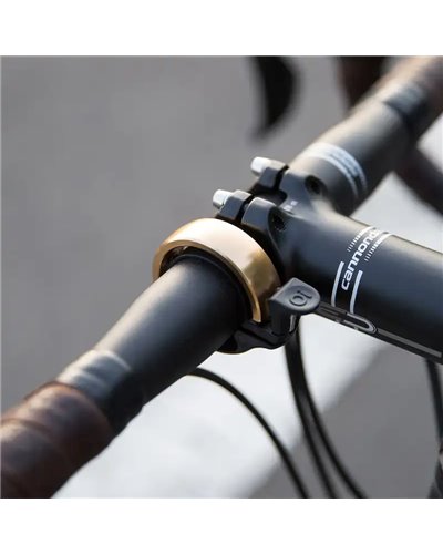 Knog. Oi Classic Large Campanello Bici Ø 23,8 - 31,8 mm, Ottone