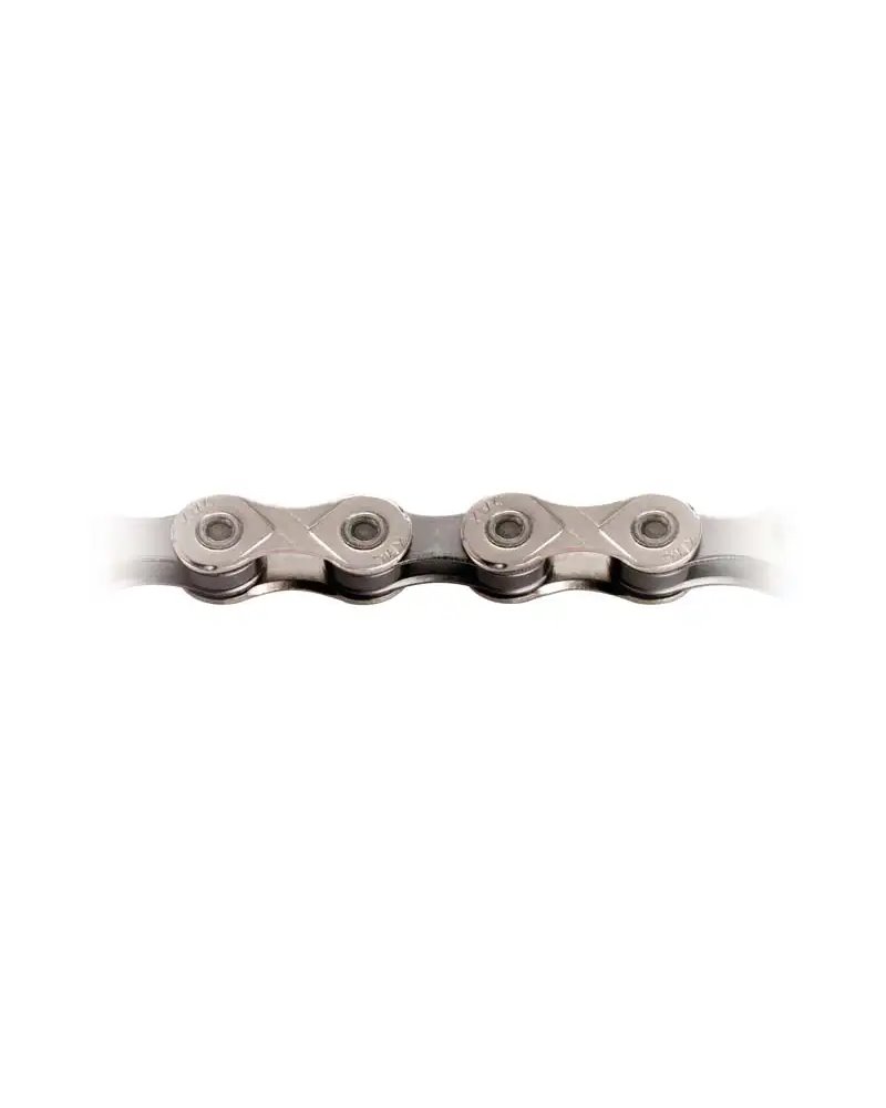 KMC Rotolo 50Mt di Catena X11.93, Silver-Black, con 40 Giunti Inclusi