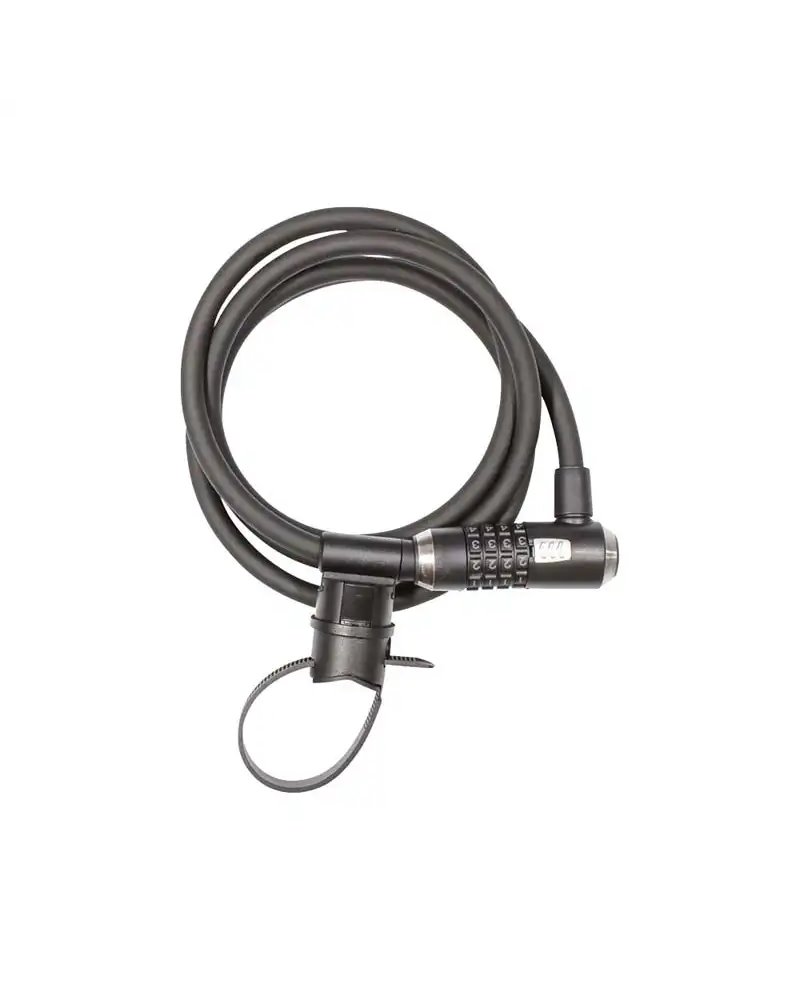 Kryptonite Lucchetto a Spirale Kryptoflex Combo Diametro 12mm Lunghezza 180Cm Combinazione a 4 Cifre
