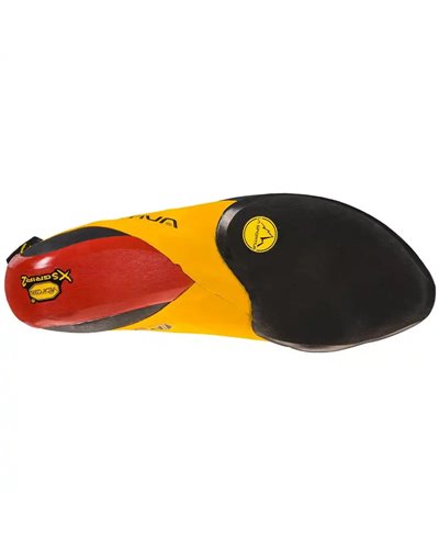 La Sportiva Genius Scarpette Arrampicata, Red/Yellow