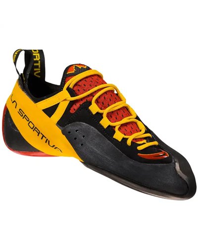La Sportiva Genius Scarpette Arrampicata, Red/Yellow