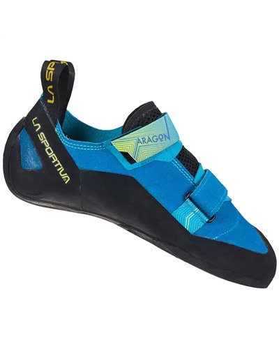 La Sportiva Aragon Climbing Shoes, Neptune/Citrus