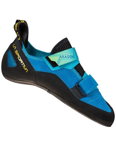 La Sportiva Aragon Scarpette Arrampicata, Neptune/Citrus