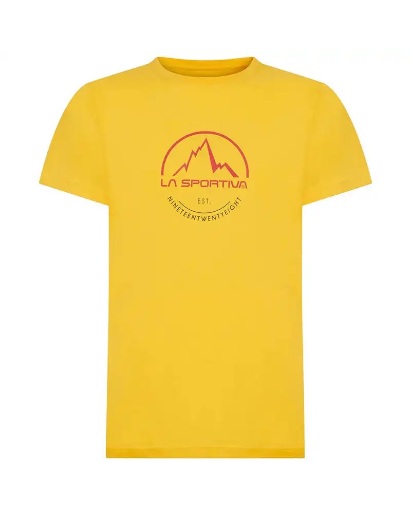La Sportiva Logo Tee T-Shirt Uomo, Giallo