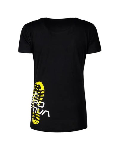 La Sportiva Footstep T-Shirt Woman, Black