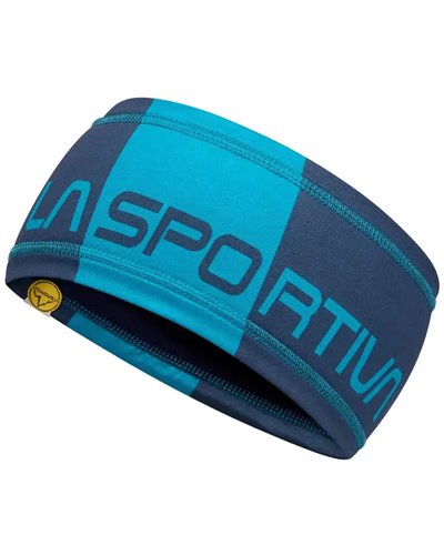 La Sportiva Diagonal Ski Mountaineering Headband, Night Blue/Crystal