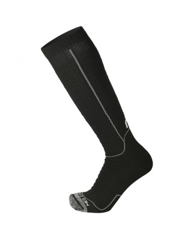 Mico Mountaineering Super Thermo Primaloft Long Socks, Black