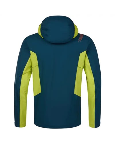 La Sportiva Discover Shell Men's Hooded Jacket, Storm Blue/Lime Punch