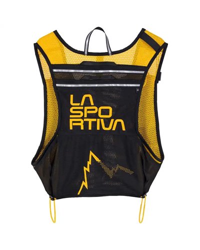 La Sportiva Racer Vest Trail Running, Black/Yellow