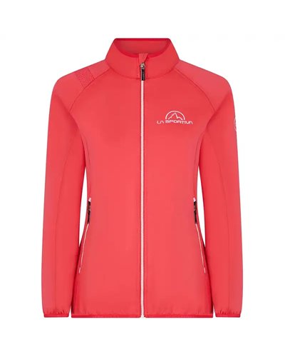 La Sportiva Promo Fleece Giacca in Pile Donna, Hibiscus