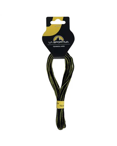 La Sportiva Mountain Race Laces 132/52, Black/Yellow