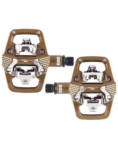 Look X-Track En-Rage Plus Bronze Pedali Bici MTB con Tacchette
