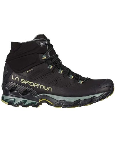 La Sportiva Ultra Raptor II MID Leather GTX Gore-Tex Men's Speed Hiking Shoes, Black/Cedar