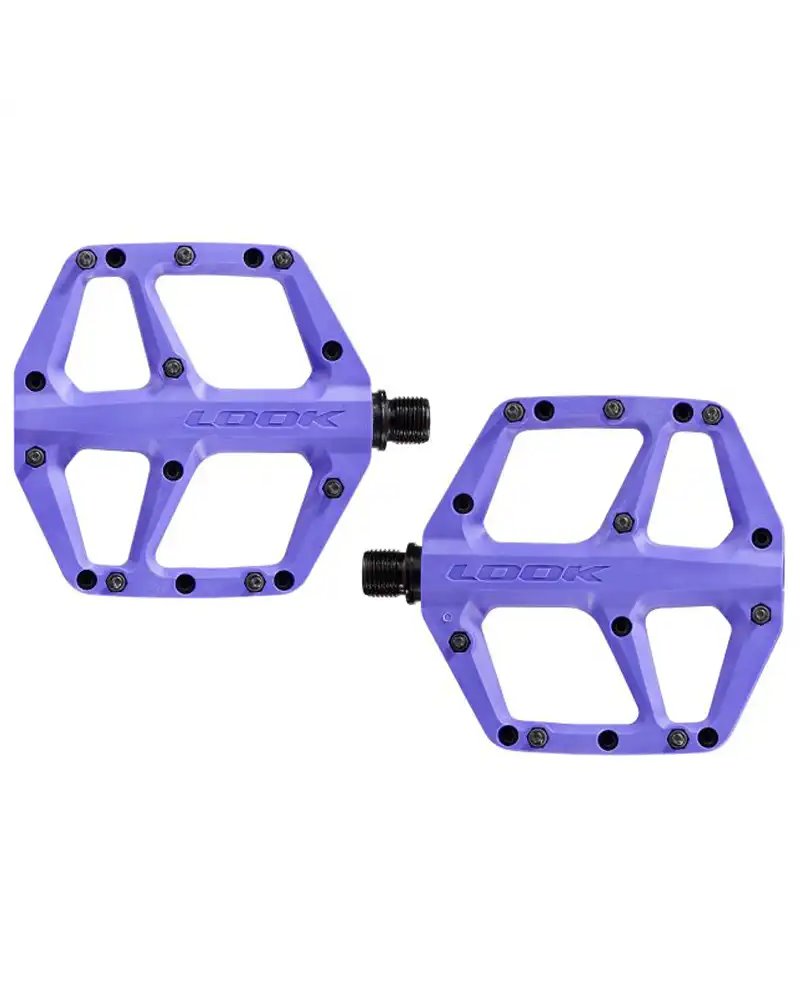 Look Trail Fusion MTB Flat Pedals, Purple
