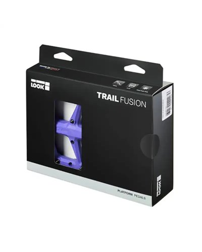 Look Trail Fusion Pedali Bici MTB, Viola