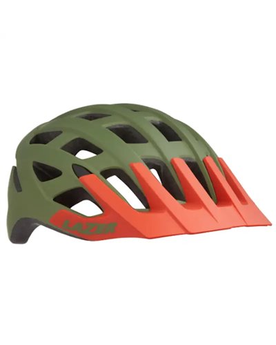 Lazer Roller MTB Cycling Helmet Size M 55-59 cm, Matte Kakhi/Orange